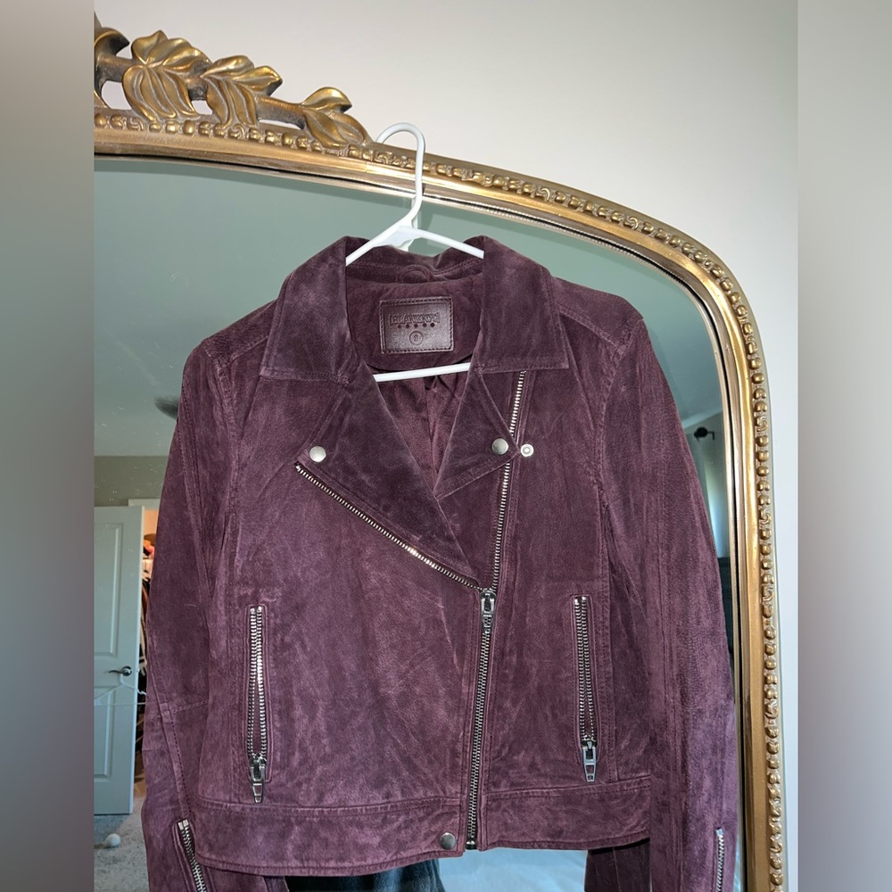 Blank NYC Fall Suede Moto Jacket (Small)